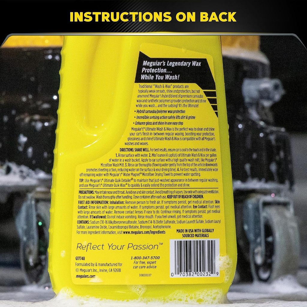 Meguiar's Ultimate Wash & Wax 48oz/1.4L