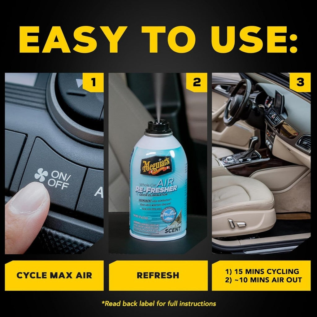 Meguiar's Whole Car Air Re-Fresher Odor Eliminator Mist